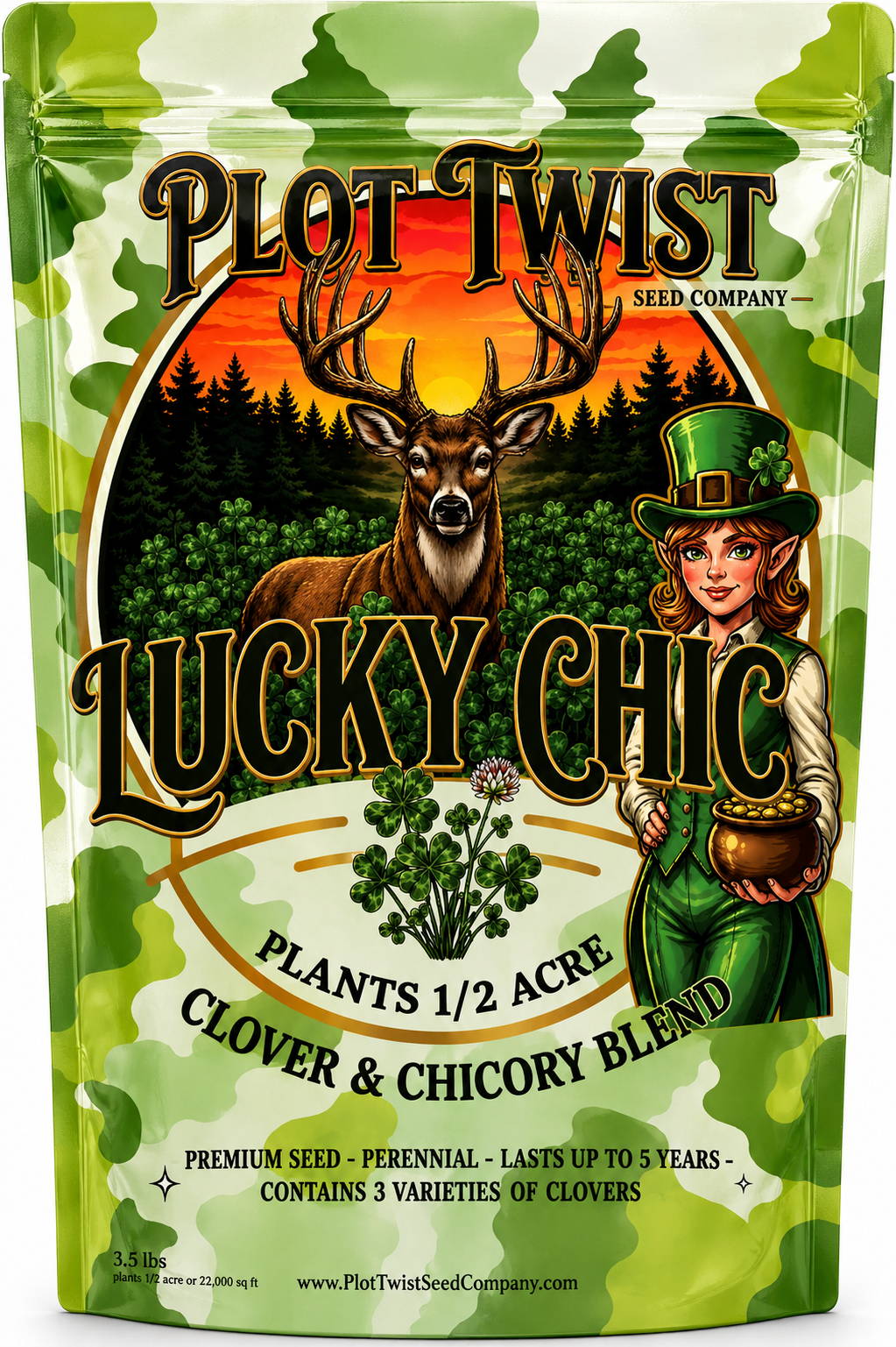 Lucky Chic Clover & Chicory Blend