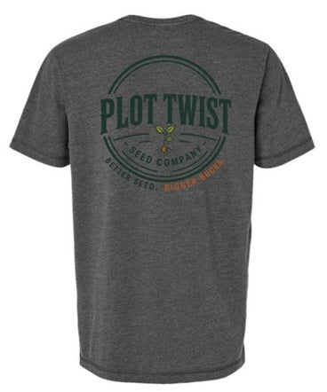 Plot Twist T-Shirt (Seed Logo Washed Black)