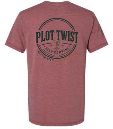 Plot Twist T-Shirt (Seed Logo Rouge)