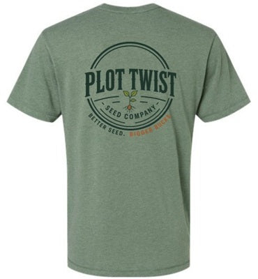 Plot Twist T-Shirt (Seed Logo Basil)