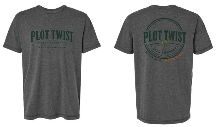 Plot Twist T-Shirt (Seed Logo Washed Black)