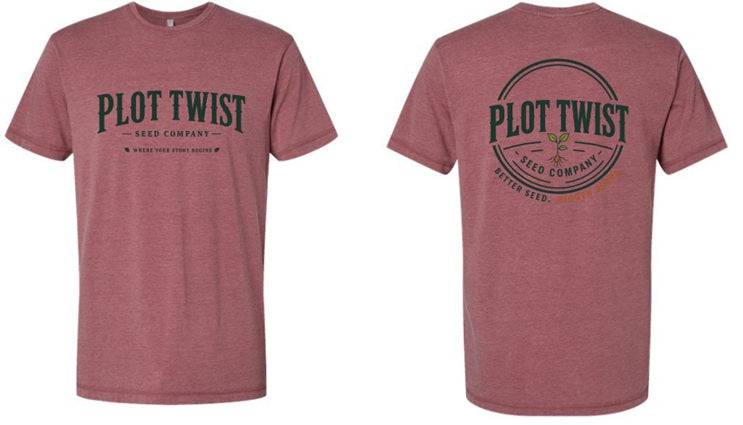 Plot Twist T-Shirt (Seed Logo Rouge)